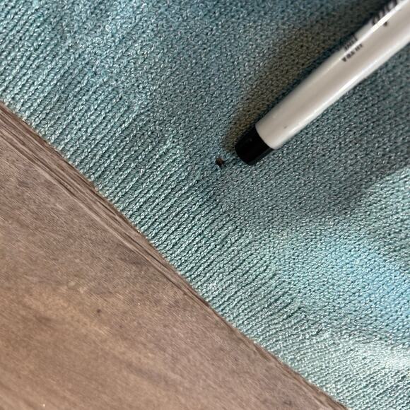 Vintage St. John for Saks Fifth Avenue Knit Wrap Dress Puff Sleeve Blue- Small - Picture 10 of 11